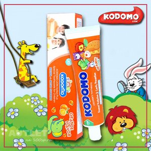 LION KODOMO Детская зубная паста со вкусом апельсина, 40гр