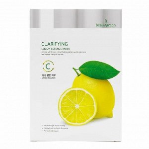 Тканевая маска для лица c экстрактом лимона Premium Clarifying Lemon Essence Mask