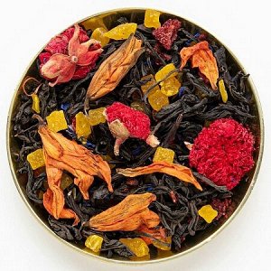 Чай черный индийский байховый Клубника - Дыня 500 грамм