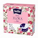 Прокладки ежедневные Bella Flora Rose, 70 шт./уп. (с экстрактом розы)