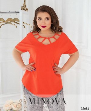 Блуза №170Б-оранжевый
