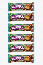 JUMBLE Батончик Вафля с карамельной начинкой и Арахисом, покрытый шоколадной глазурью, 6 x 36г