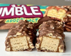 JUMBLE Батончик Вафля с карамельной начинкой и Арахисом, покрытый шоколадной глазурью, 6 x 36г