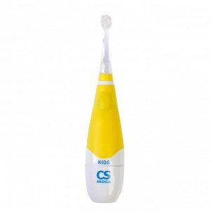 Электрическая зубная щётка SonicPulsar CS-561 Kids, звуковая, 16000 дв/мин, 2 насадки, жёлт.