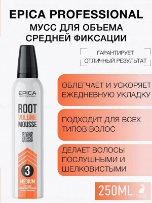 Мусс для прикорневого объема средней фиксации «MEDIUM», 250мл