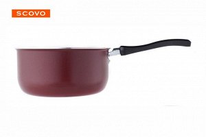Ковш антипригарный 1,5л стеклянная крышка Expert ТМ Scovo