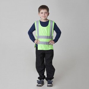 Детский жилет "ДПС" со светоотражающими полосами, рост 98-128 см