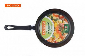 Сковорода антипригарная 22см стеклянная крышка Expert ТМ Scovo