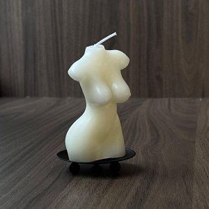 Подставка для свечей черная