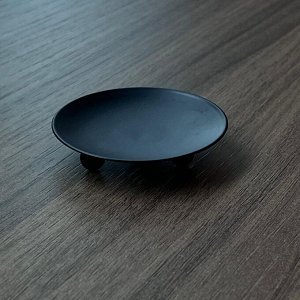 Подставка для свечей черная