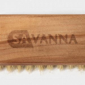 Щётка для обуви SAVANNA, 10?3,5 см, 59 пучков, натуральный волос