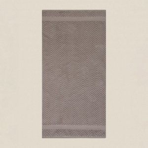 Полотенце махровое SL HOME: Geometry "Саббиа" 67х140 см, 83% хлопок, 17% лён, 500 г/м2
