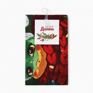 Полотенце «Доляна. Мечта исполнится», 28x46 см, 100% хлопок, рогожка 164 г/м²