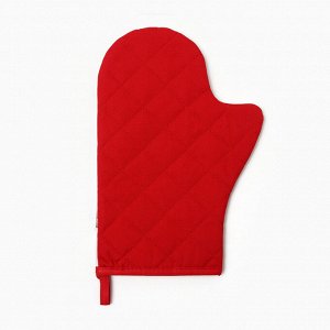Варежка-прихватка «Этель. Лесные звери» 20x28 см, саржа, 100% хлопок, ватин 250 г/м²