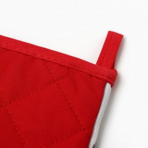 Варежка-прихватка «Этель. Лесные звери» 20x28 см, саржа, 100% хлопок, ватин 250 г/м²