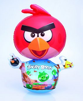 Надувная боксерская минигруша ANGRY BIRDS 96112 (24х11х30см) (1/36)