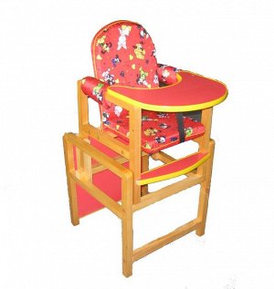 Стол-стул для кормления "Ксения" (красный, СТД0405)