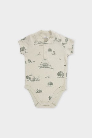 Полукомбинезон(Осень-Зима)+baby (сельский пейзаж на фисташковом муссе)