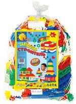 Конструктор &quot;Строитель&quot; (Макси-плюс, 350 элементов) (в мешке)
