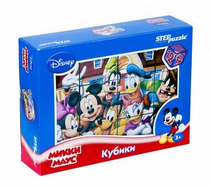 Кубики (12 шт.) DISNEY "Микки Маус"  87157