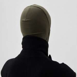 Балаклава однотонная MINAKU, цвет хаки, р-р one size