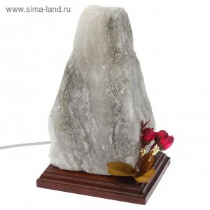 Светильник соляной "Гора" цельный кристалл, весна, 3-4 кг