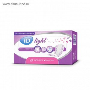 Урологические прокладки iD Light Ultra mini 28шт