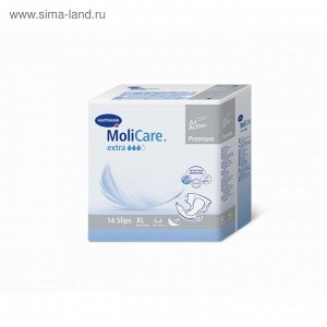 Подгузники воздухопроницаемые MoliCare Premium extra soft, размер XL, 14 шт