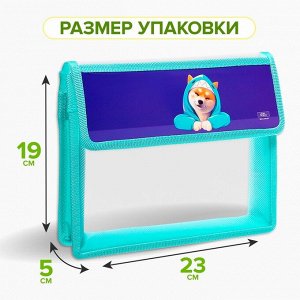 Папка для тетрадей, А5, пластиковая, 23x19x5 см «Сиба»