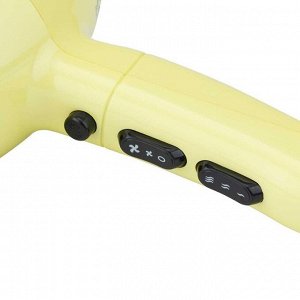 Dewal Beauty Фен для волос / Yummy Aqua HD1000-Yellow, 2000 Вт, желтый