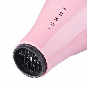 Dewal Beauty Фен для волос / Yummy Aqua HD1000-Pink, 2000 Вт, розовый