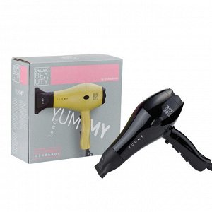 Dewal Beauty Фен для волос / Yummy Aqua HD1000-Black, 2000 Вт, черный