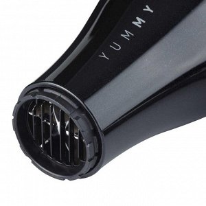 Dewal Beauty Фен для волос / Yummy Aqua HD1000-Black, 2000 Вт, черный