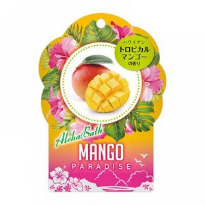 KOKUBO Соль для принятия ванны "Novopin Aloha" с ароматом манго 1 пакет 40г /12