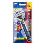 KAI-RAZOR Одноразовый бритвенный станок с  плавающей головкой с двойным лезвием &quot;BSTX-3+1&quot; (3+1 шт.) / 200