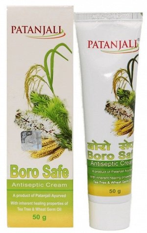 PATANJALI Boro Safe Antiseptic Cream Антисептический крем для кожи Боро Сейф 50г
