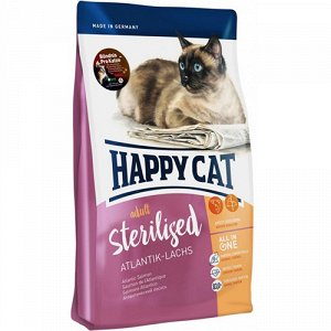 Happy Cat Fit&Well Sterilised д/кош кастрир/стерил Лосось 1,4кг