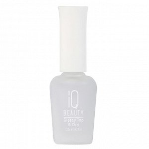 Косметика IQ Beauty Зеркальное защитное покрытие и сушка Glossy Top &amp; Dry, 12,5 мл