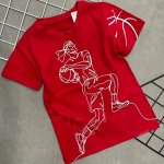 Футболка для мальчика красная
