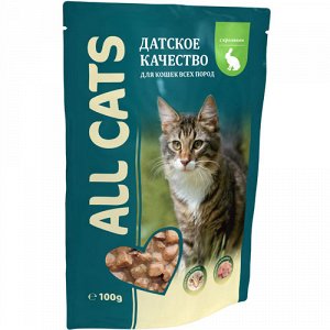 All Cats пауч 85гр д/кош Кролик в соусе (1/25)