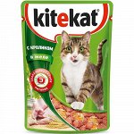 Kitekat Кусочки с кроликом в желе для кошек 85 гр