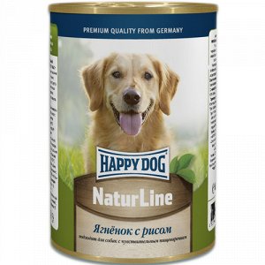 Happy Dog NaturLine конс 400гр д/соб Ягненок/Рис (1/20)