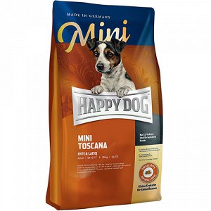 Happy Dog Sensitive Mini д/соб Toscana облегченый Утка/Лосось 4кг (1/1)