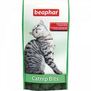 Beaphar Catnip Bits Подушечки с кошачьей мятой для кошек