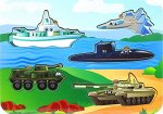 Вкладыш &quot;Военная техника&quot;