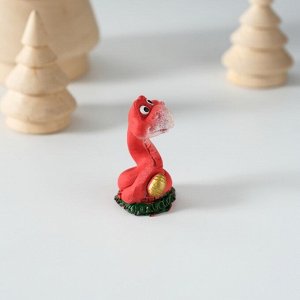 Фигурка полистоун «Добрая змейка», 2.5x2.5x4 см, МИКС