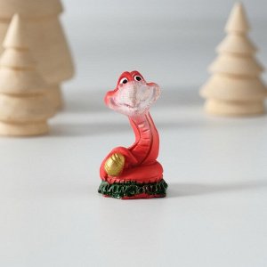 Фигурка полистоун «Добрая змейка», 2.5x2.5x4 см, МИКС