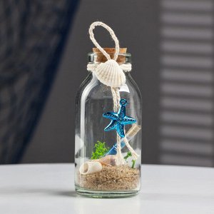 Фигурка «Сувенир в бутылке. Ракушки», 11x5x5 см, МИКС