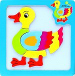 Пазлы на магнитах Уточка