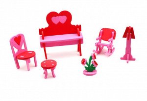 Набор мебели для кукол Зал (EVA)